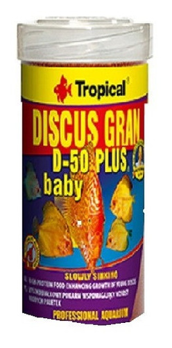 Alimento Discus D-50 Plus Baby P/pez Disco 130g Tropical
