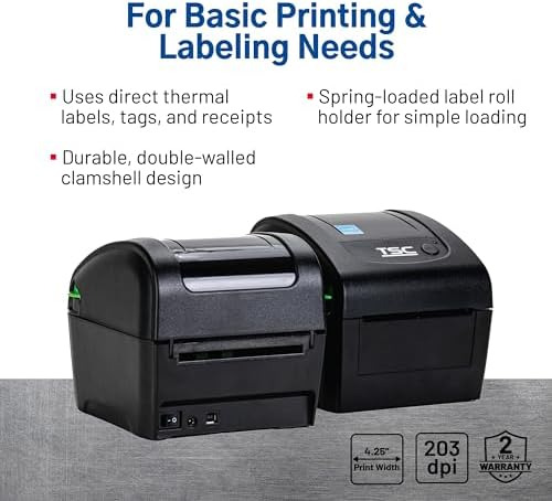 Impresora De Etiquetas Tsc Da210 Direct Thermal Writer