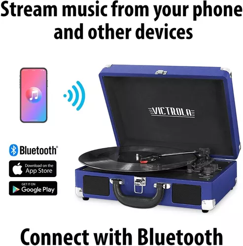 Tocadiscos Vintage Victrola Portátil Bluetooth Vsc-550bt-Fsg