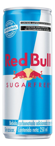 Red Bull Sugar Free Energy Drink, 250 Ml, 4 Latas