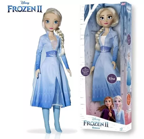 Kit c/ 2 Bonecas Anna E Elsa Frozen 2 Articulada Novabrink no Shoptime
