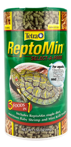 2 Alimentos Para Tortuga Reptomin Select-a-food 44 G