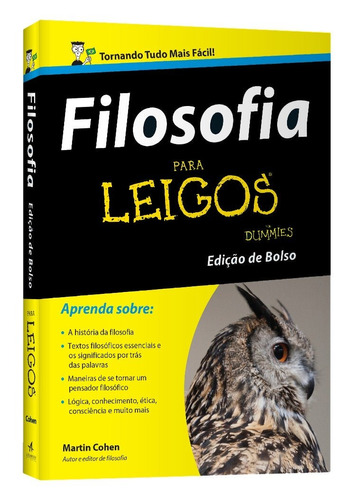 Filosofia para leigos, de Cohen, Martin. Série Para leigos Starling Alta Editora E Consultoria  Eireli, capa mole em português, 2014