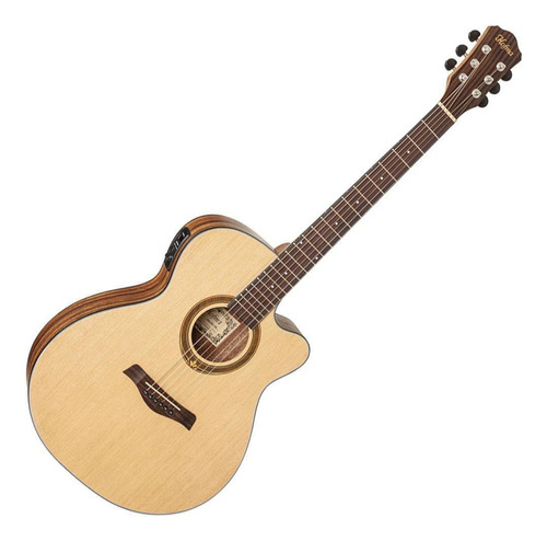 Violão Elétrico Hofma Hma295 Aço Mini Jumbo Natural Satin