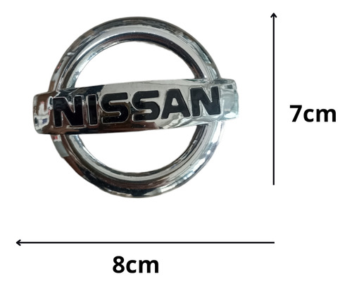 Emblema Logo Nissan 8cm 