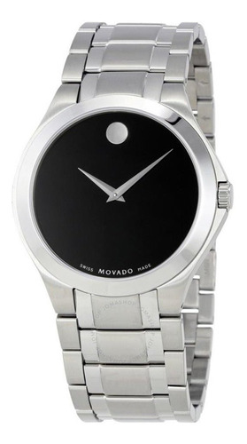 Reloj Hombre Movado 606781 Cuarzo Pulso Plateado En Acero