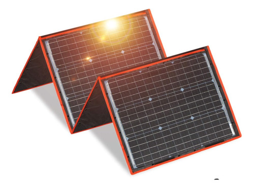 Panel Solar Portatil Carga 60w 18v Maleta Impermeable 