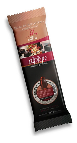 Chocolate Alpino Lodiser X 500 Gr - Semiamargo