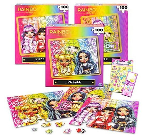 Rainbow Studios Rainbow High Premier 100 Pc Puzzle Xxvhl