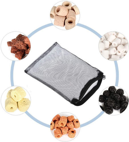 Bolsa Malla Material Filtrante Filtro Acuarios Poro 2mm