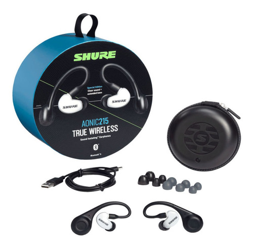 Imagem 3 de 4 de Fone In Ear Sem Fio Aonic 215 Branco Shure Se215spe-w-tw1