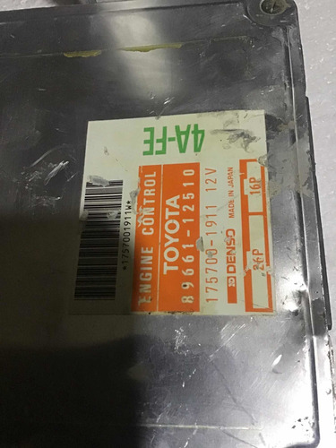 Computadora Ecu Ecm Motor Toyota Corolla 1990 89661 12510 (Usado)
