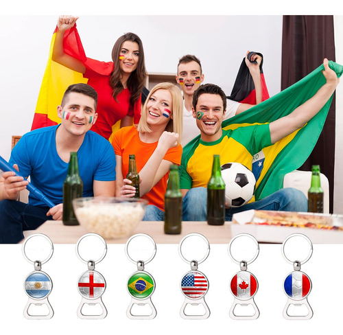 Llavero Abridor De Botellas De Con Bandera De Estados Unido