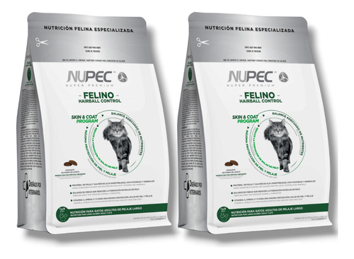 Kit De 2 Nupec Felino Hairball 1.5kg | Bolas De Pelo