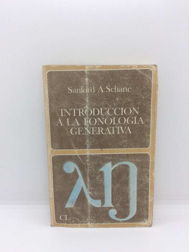 Introducción A La Fonología Generativa - Sanford Schane