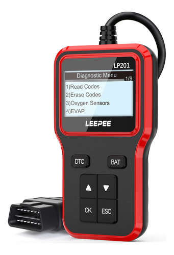 Leepee Escaner Lp201 Obd2, Lector De Codigo De Fallo Del Mot