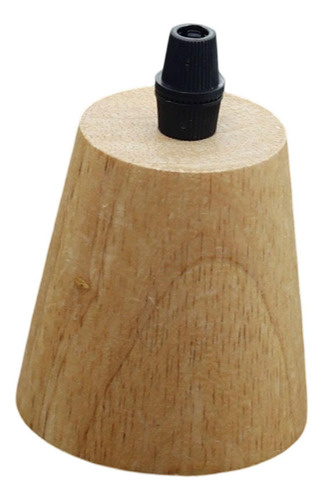 Soporte De Lámpara Led De Madera Del 6,4 Cm X 6,3 Cm
