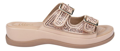 Sandalia Dama Vi Line Confort Con Brillos 1190076