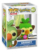 Comprar Funko Pop Grookey #957 Amazon Flocked Pokemon Exclusivo