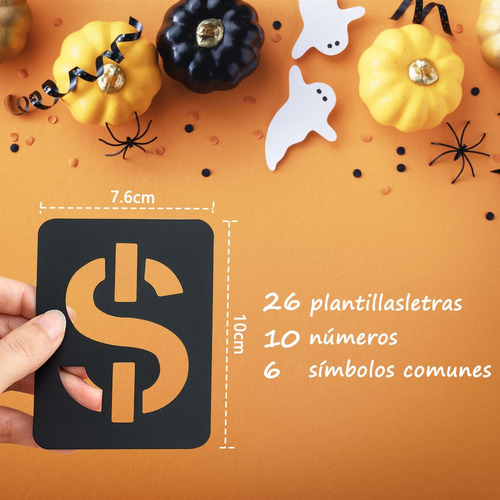 Estênceis De Número Do Alfabeto De 4 Polegadas, 42
