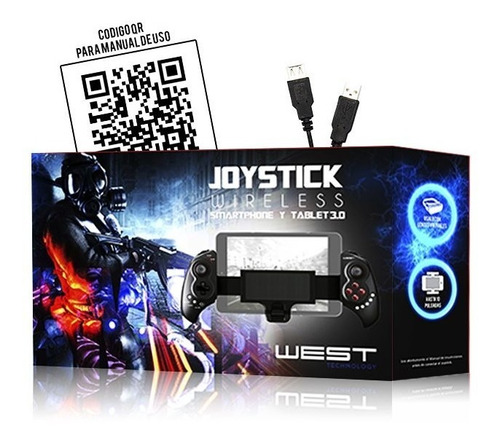 Joystick Wireless Smartphone Y Tablet 3.0 West