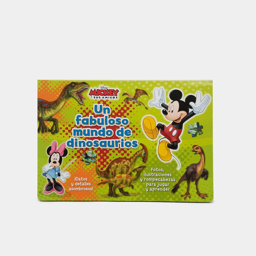 Libro Mickey Y Sus Amigos - Un Fabuloso Mundo De Dinosaurio