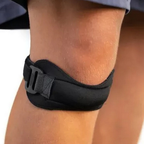 Cinta Rotuliana Premium Para Rodilla Color Negro Talle Unico