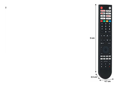 Control Remoto Universal 8 En 1 Para Smart Tv Mitzu