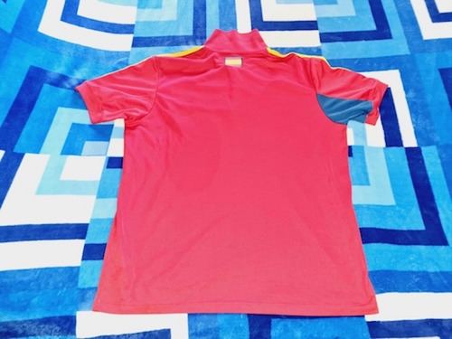 Seleccion España Camisa Polo Viaje Usada Jugador Extragrande (Usado)