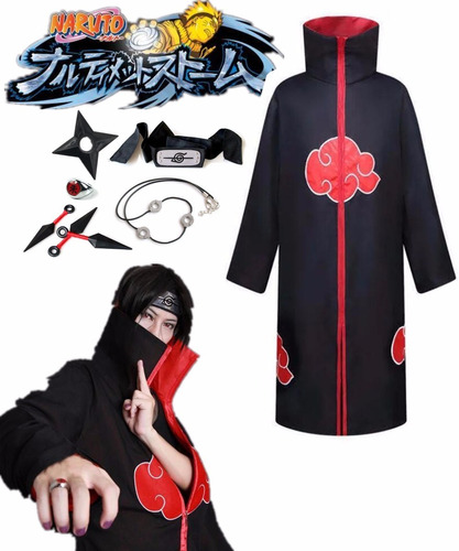 Disfraz De Cosplay Unisex De Akatsuki De Halloween, 6 Piezas