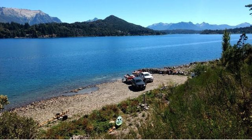 Casa Península Bariloche Muelle Costa De Lago Bajada Bote