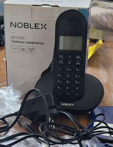 Teléfono Inalámbrico Noblex Ndt4000 No Se Ve Las Letras Led Negro (Usado)