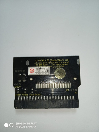 Adaptador Ide Cartão Compact Flash 40 Pin C/ Frete Gratis