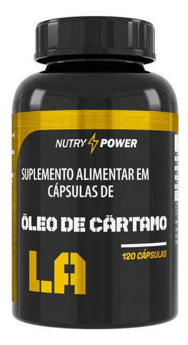 L.a. Óleo De Cártamo 1000mg (120 Caps) - Padrão: Único Sem Sabor