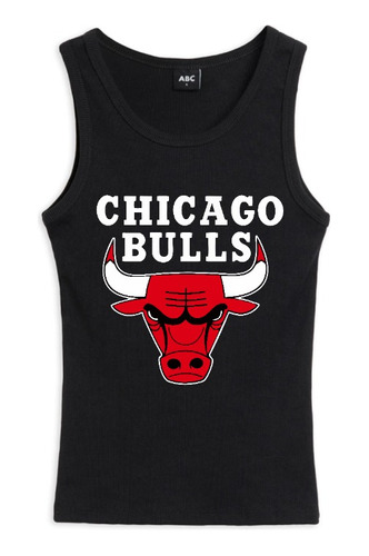 Musculosa Chicago Bulls Logo 