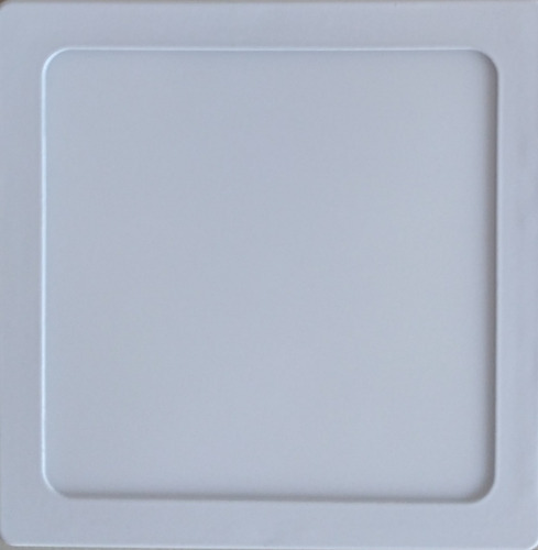 Panel Plafón Led 12w Blanco Cuadrado De Sobreponer Pack X 3