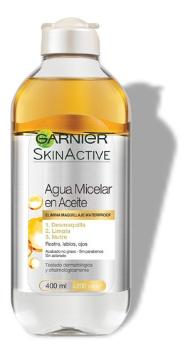 Agua Micelar En Aceite Garnier Skin Active Desmaquilla Nutre