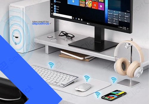 Imagen 3 de 10 de Adaptador Bluetooth Receptor Usb V5.0 + Edr Pc Notebook Celu