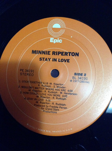 Lp Minnie Riperton (Usado)