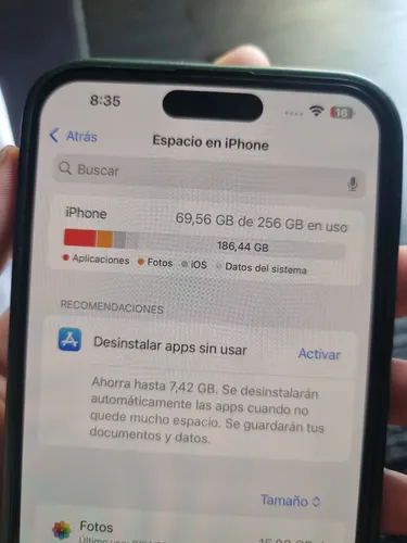 Apple iPhone 15 Pro Max (256 Gb) - Titanio Negro (Usado)