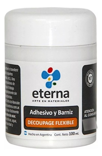 Adhesivo Decoupage Flexible Eterna 60ml