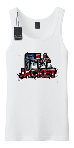 Musculosa Hombre Full Metal Jacket Diseño Art Logo  - Psfm4