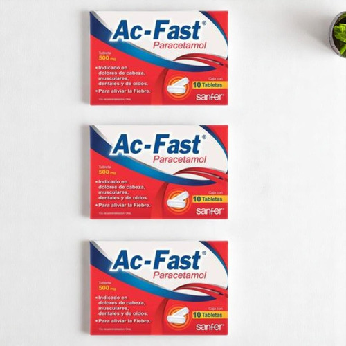 Paracetamol 500 Mg Pack 30 Tabletas Generico De Tempra