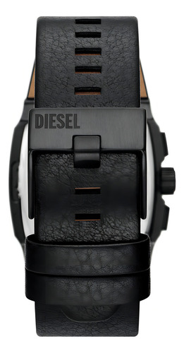 Reloj Dz4645 para Hombre correa de cuero Color Negro Diesel
