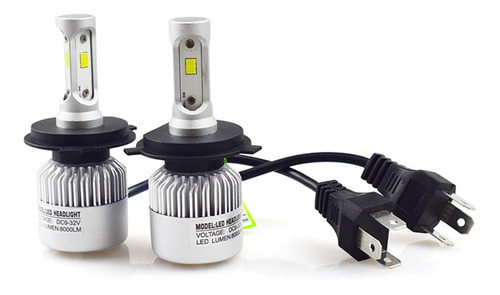 S2 Csp Chips, 72 W, 8000 Lm, Juego De Bombillas Led H4 Para