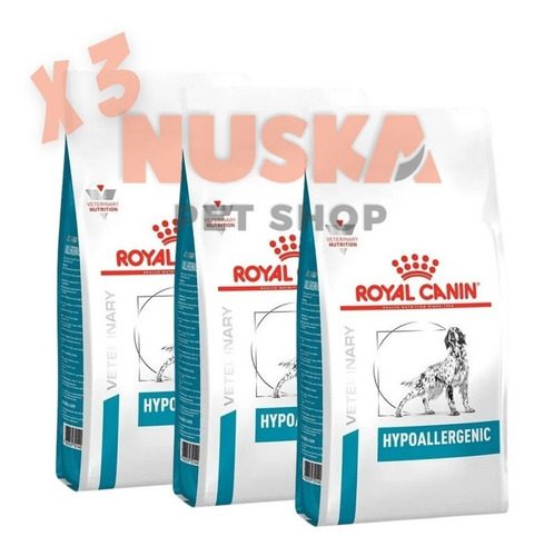 Royal Canin Hypoallergenic Dog 2 Kg X 3 Unidades Perro Nuska