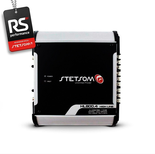 Imagem 3 de 6 de Módulo De Som Digital Stetsom Hl800.4 800w 4 Canais