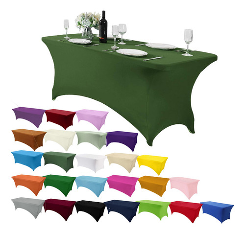 Manteles De Mesa De Spandex De 4 Pies, 6 Pies Y 8 Pies, Univ