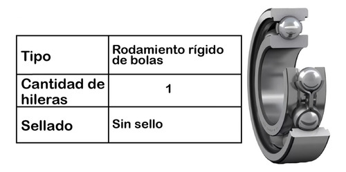 Rolinera Rodamiento 6320 (sin Sello) Skf Original 100x215x47