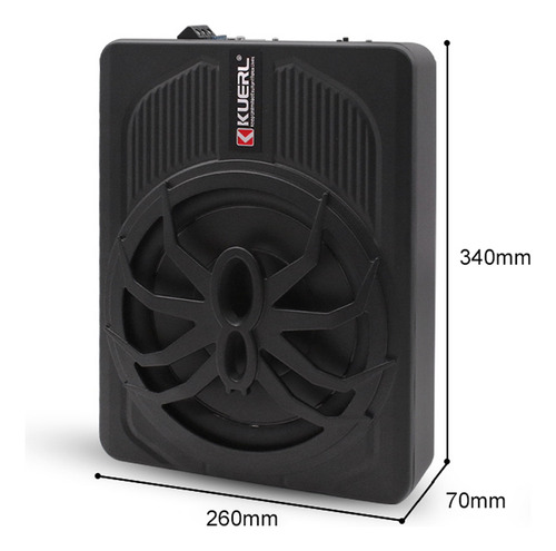 Subwoofer Inch Kuerl Para Debajo Del Asiento Del Coche 10 80